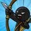 Stick War: Legacy archer stickman character aiming a bow and arrow