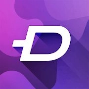 Zedge Premium app icon featuring the official colorful Z logo on a dark background for Android devices.