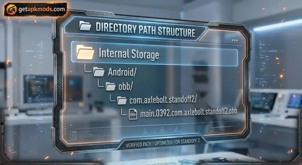 Standoff 2 Mod OBB directory structure.