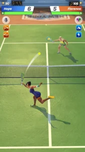 Tennis Clash: Multiplayer Game MOD APK (Advanced Menu, Unlimited Money) 3